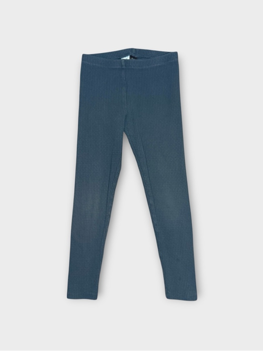 Tea Collection Gray Ribbed Knit Leggings